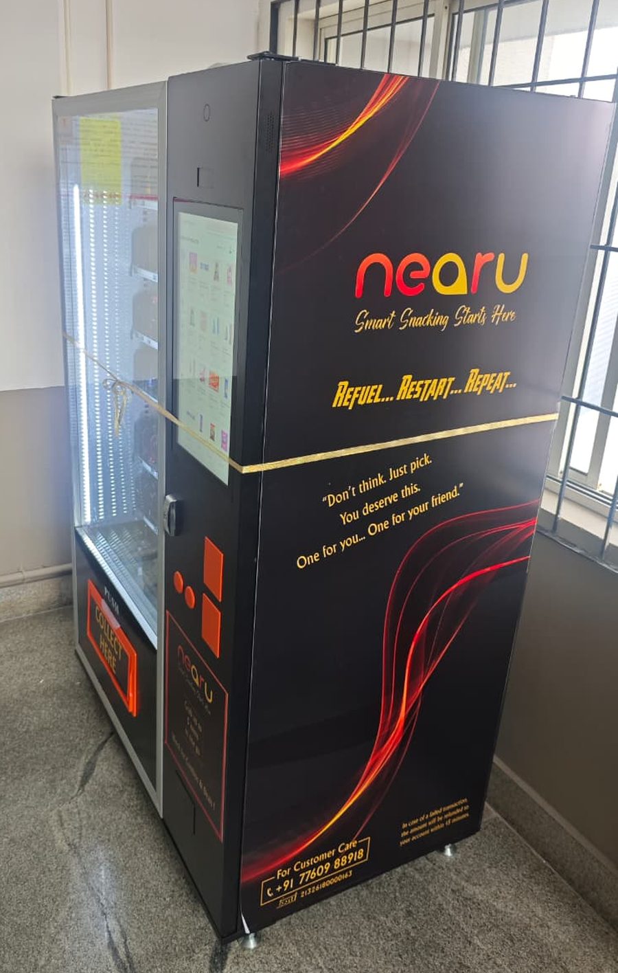 NearU branded combo vending machine